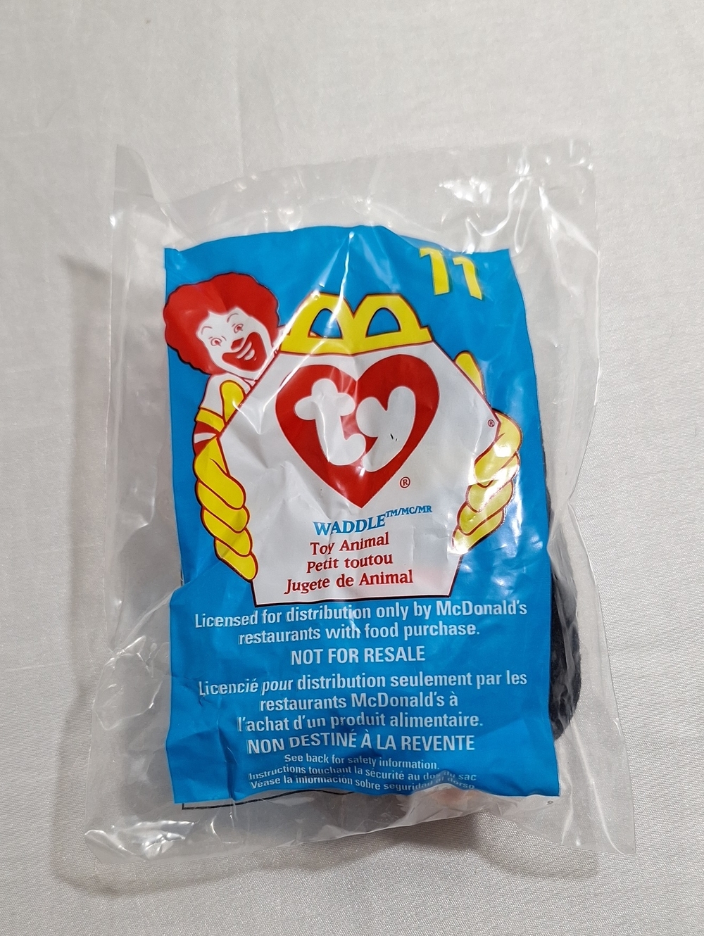 TY WADDLE THE PENGUIN - mcdonalds Toy